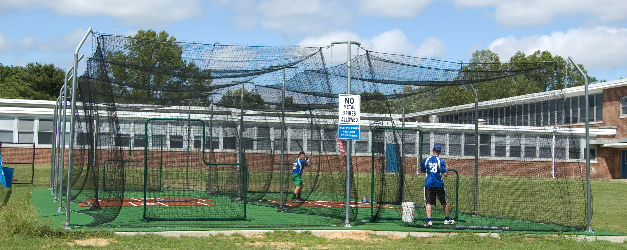 More information about the doube commercial batting cage from On Deck Sports